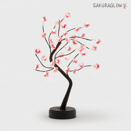 Lámpara Aesthetic de Flor de Cerezo