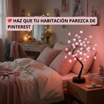 Lámpara Aesthetic de Flor de Cerezo