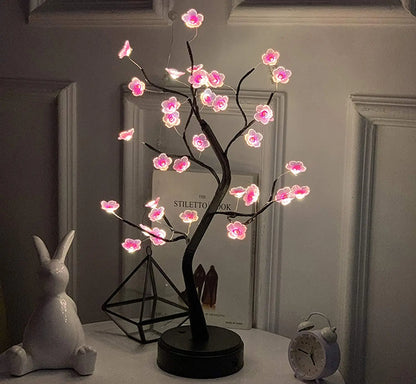 Lámpara Aesthetic de Flor de Cerezo